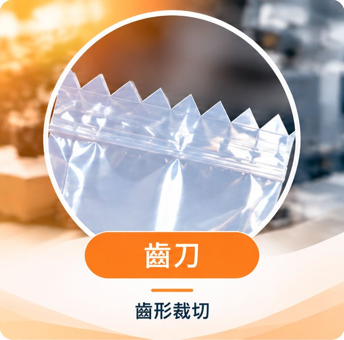 齒刀透過特定齒形刃口進行裁切或形成指定切口，須確認齒形、齒距與安裝規格。