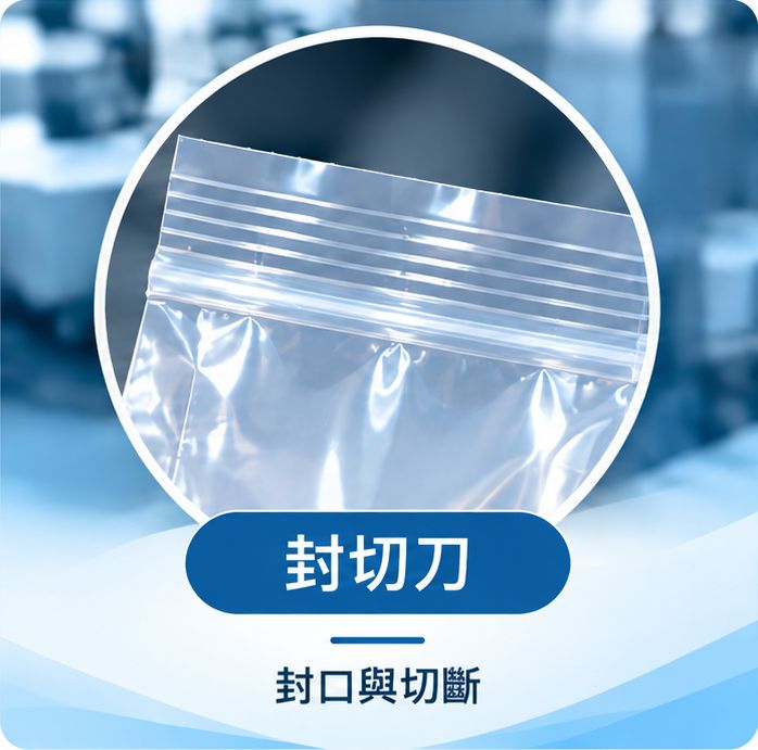 封切刀配合製程完成封口與切斷,選用時需確認封口方式、加工材料及設備結構。
